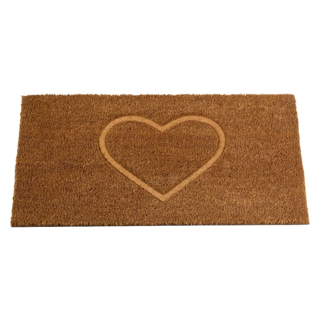 Coir Mat Heart-Felt 45 x 75cm