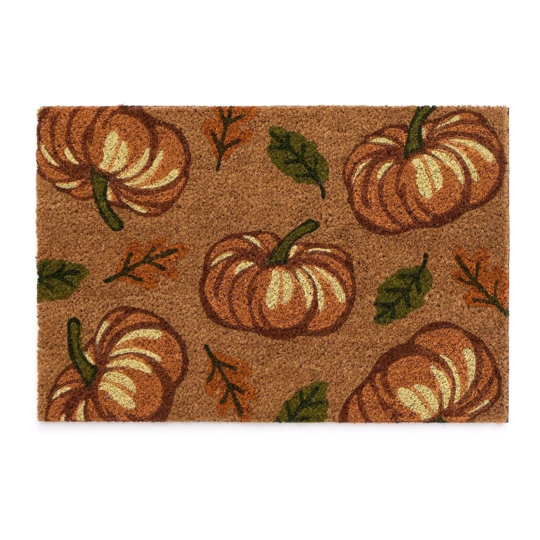 Coir Outdoor Mat Multi Pumpkins 45 x 75cm