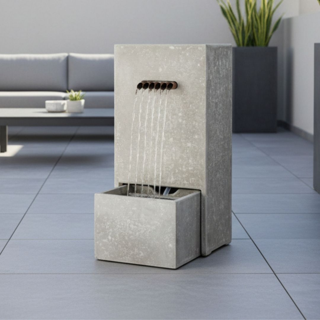 Water Feature Concrete Look