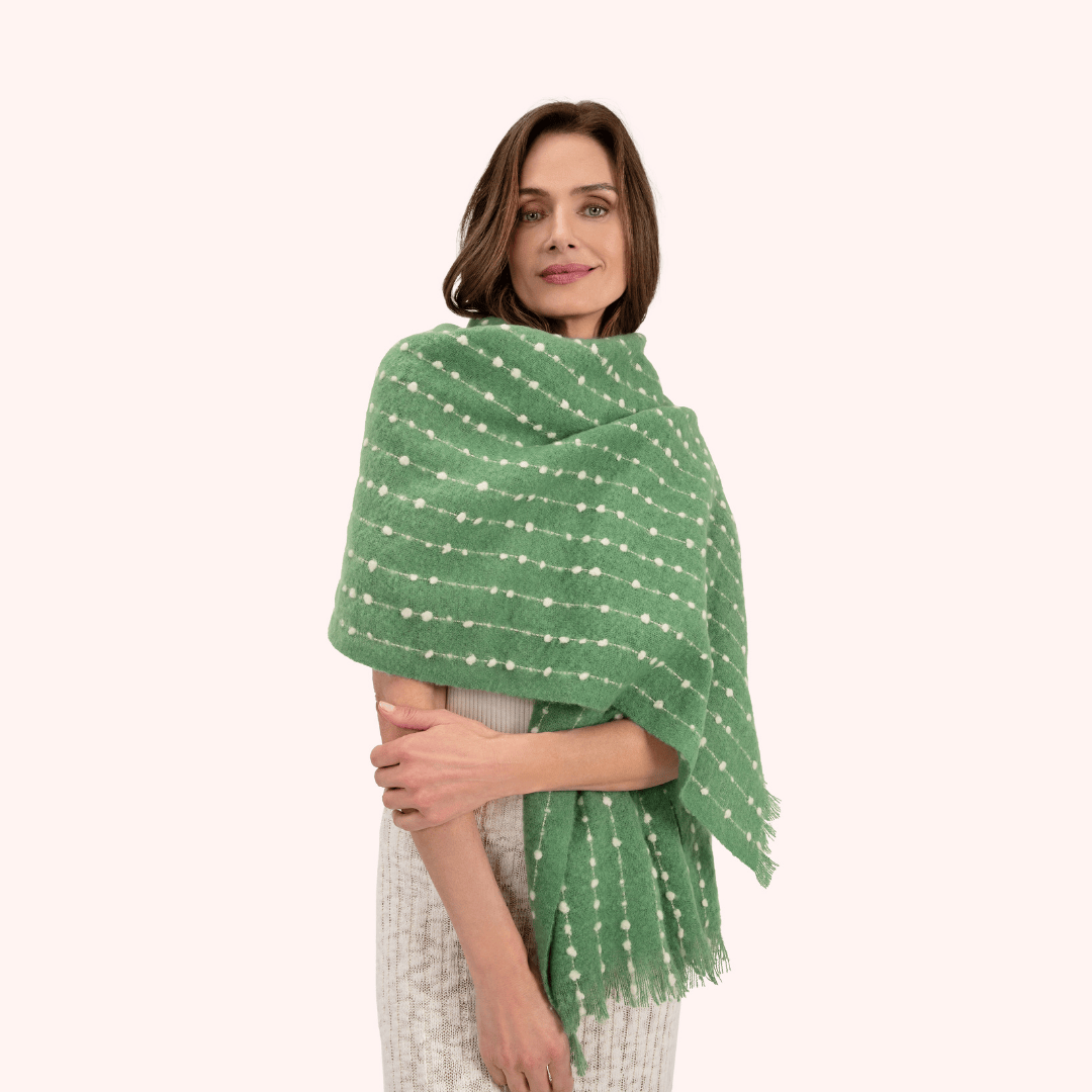Dakota Cosy Scarf - Olive