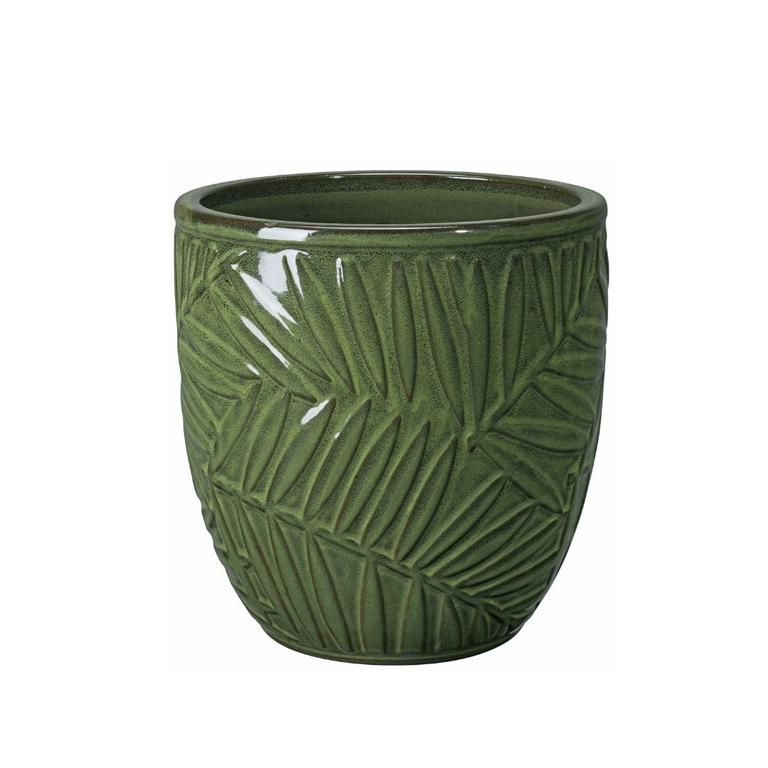 Glazed Pot Bocage - Kaki