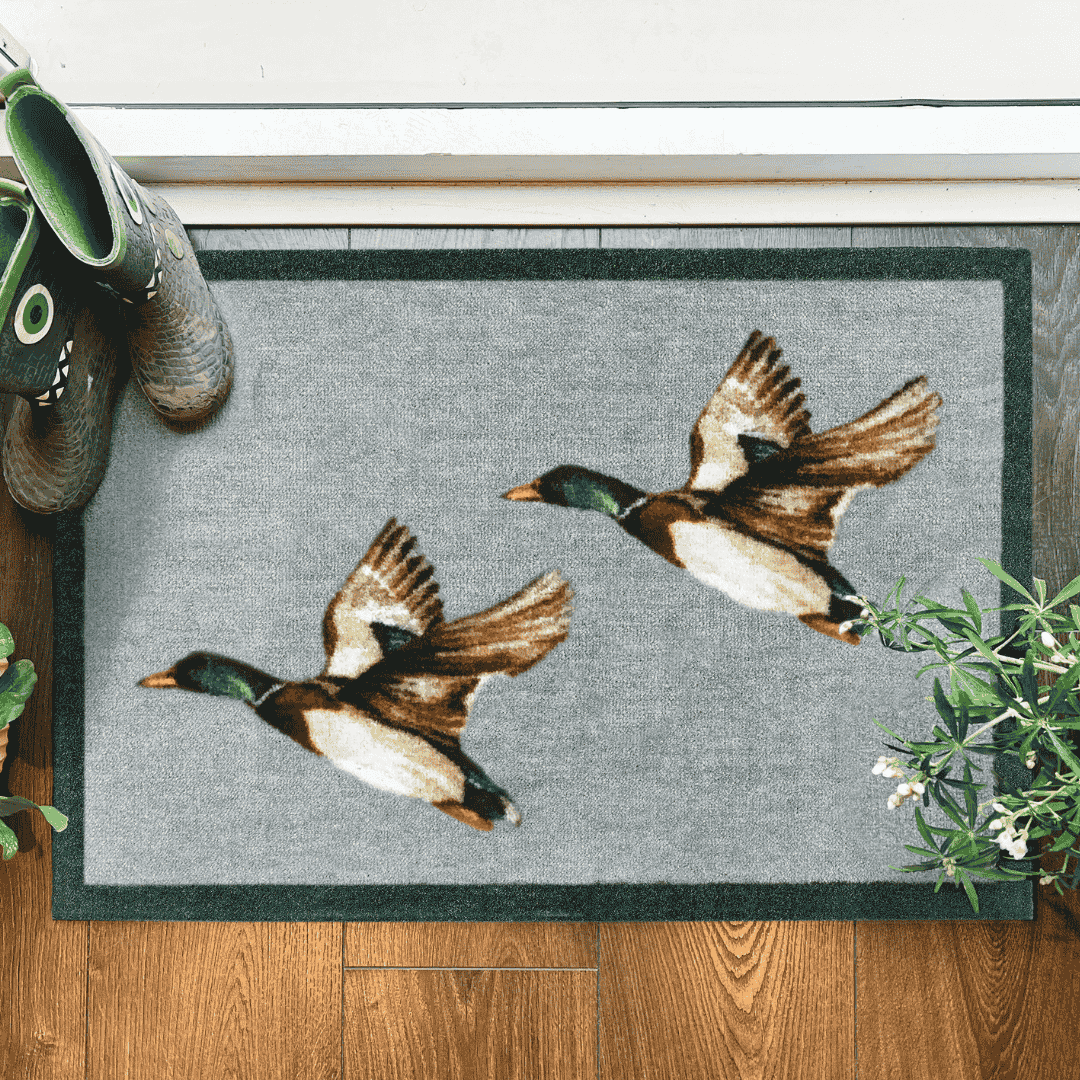Door Mat Flying Ducks