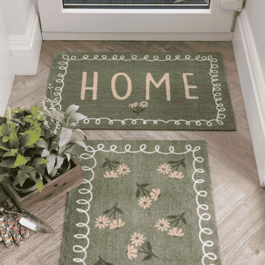 Door Mat Home In Bloom