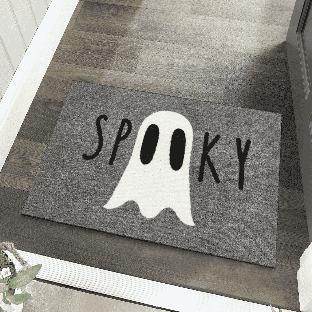 Door Mat Spooky Ghost
