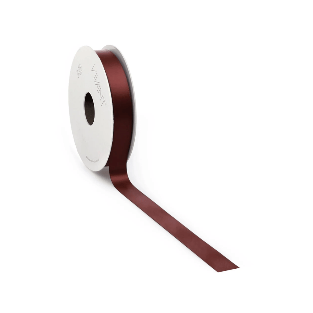 Double Face Satin Ribbon - Burgundy