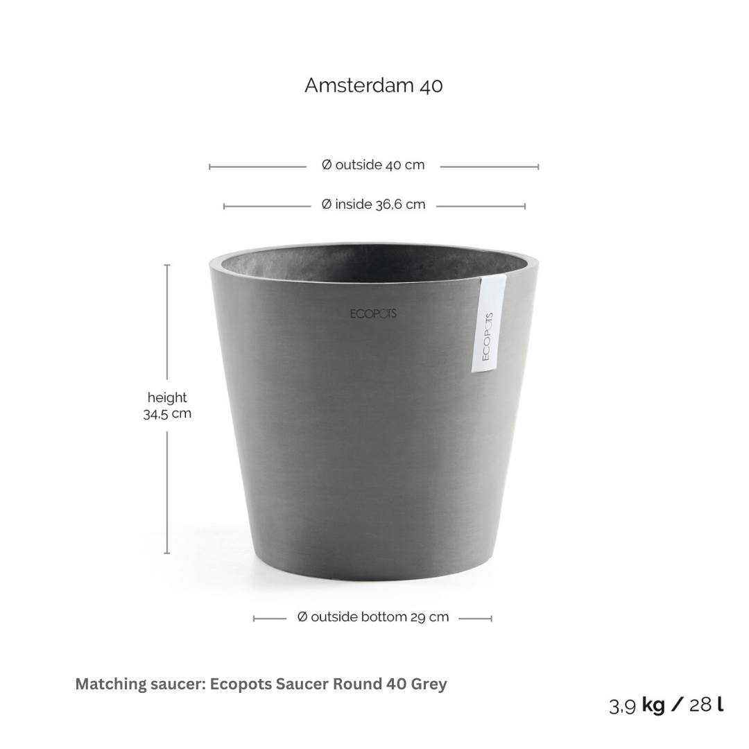 Ecopots Amsterdam Grey