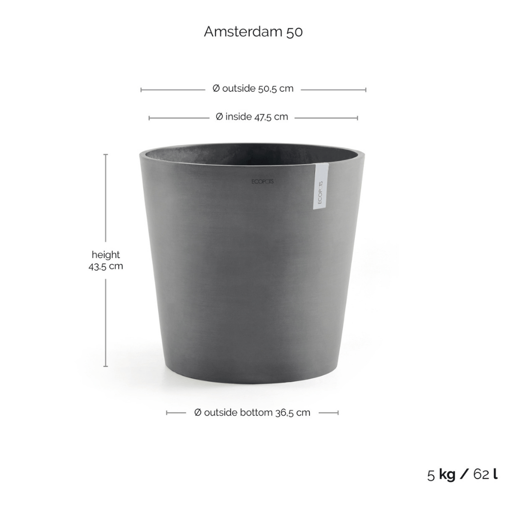 Ecopots Amsterdam Grey