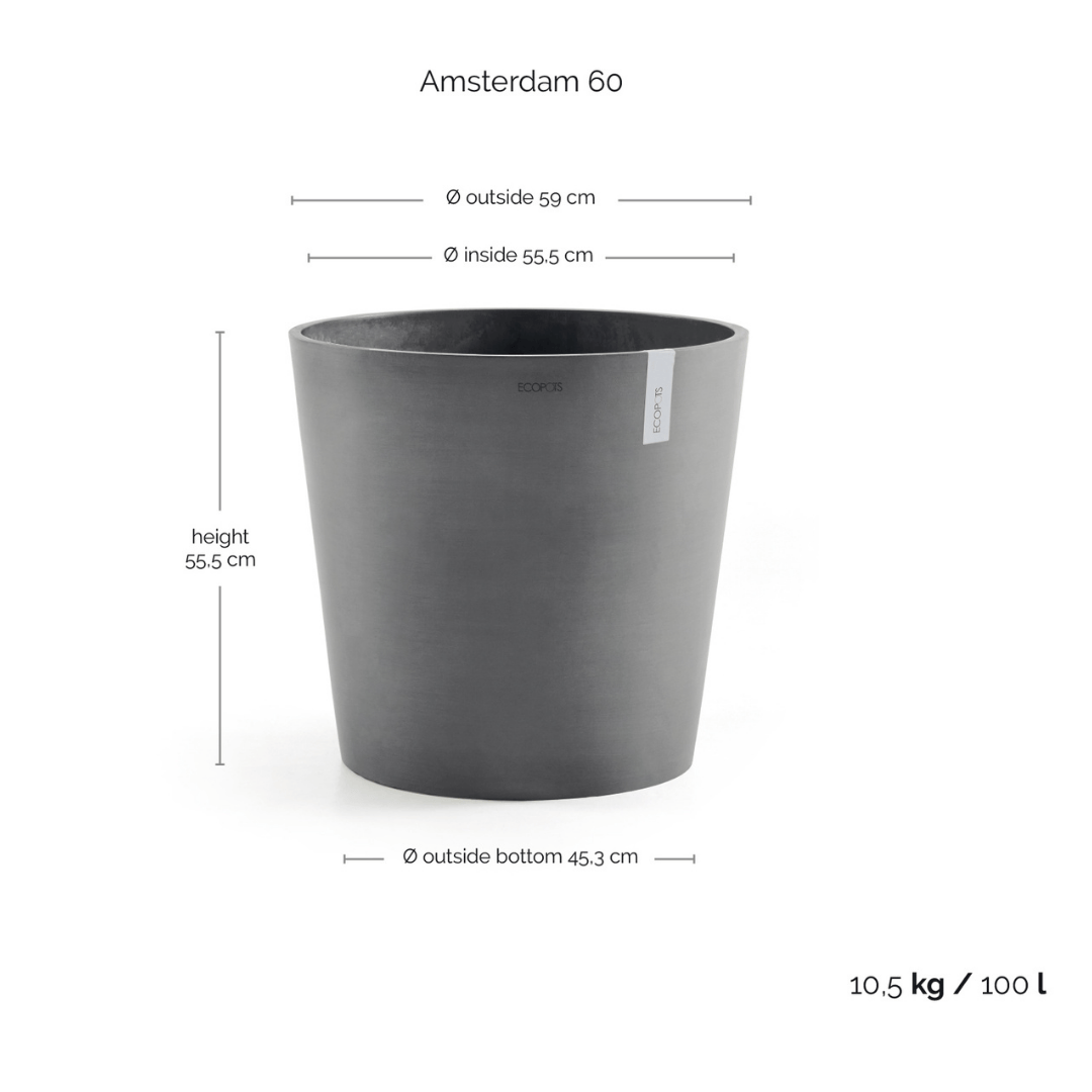 Ecopots Amsterdam Grey