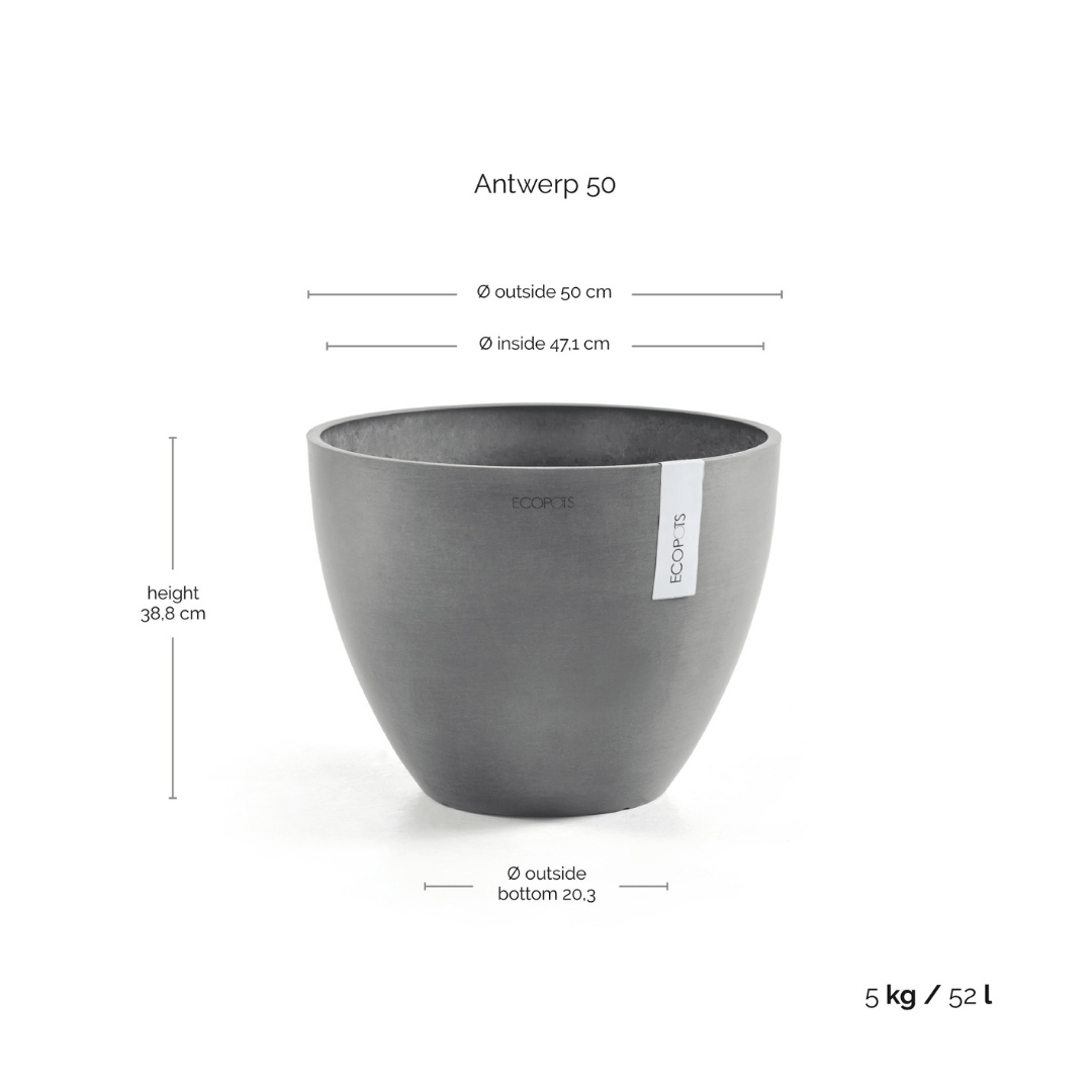 Ecopots Antwerp Grey