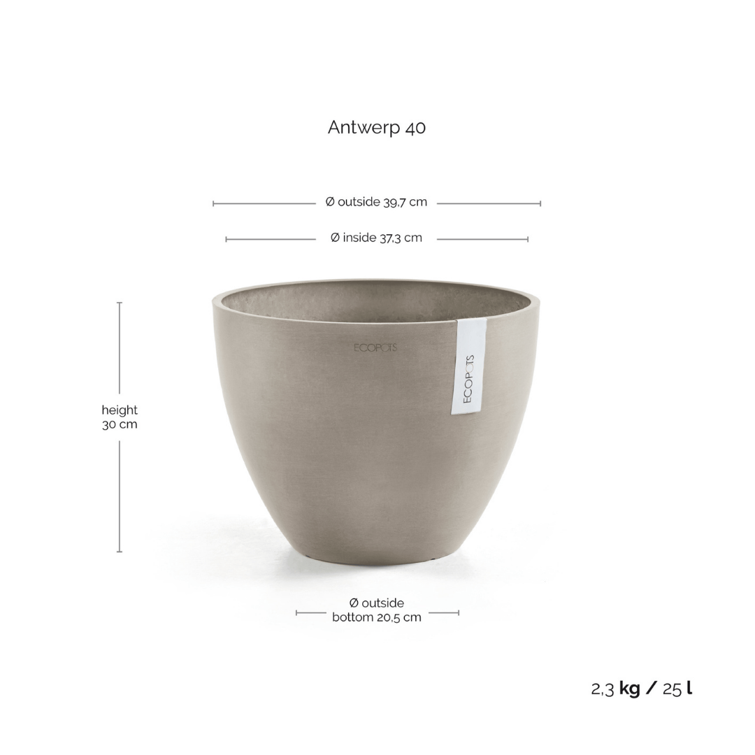 Ecopots Antwerp Taupe