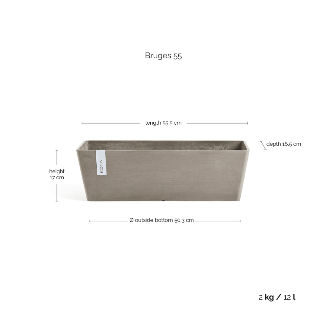 Ecopots Bruges Taupe