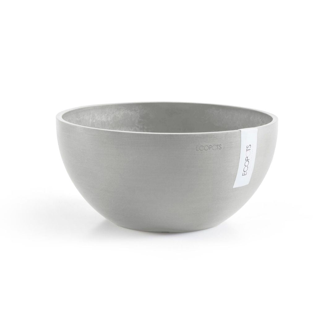 Ecopots Brussels 35 White Grey