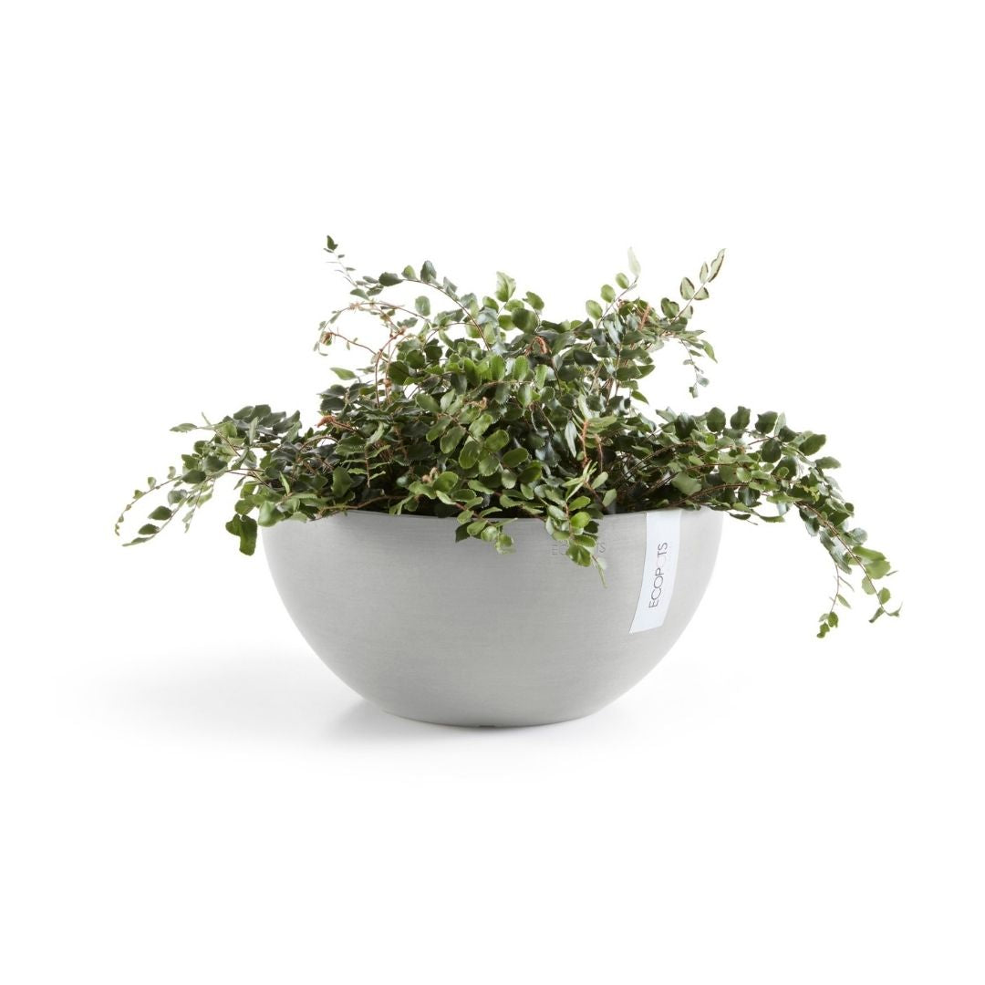 Ecopots Brussels 35 White Grey