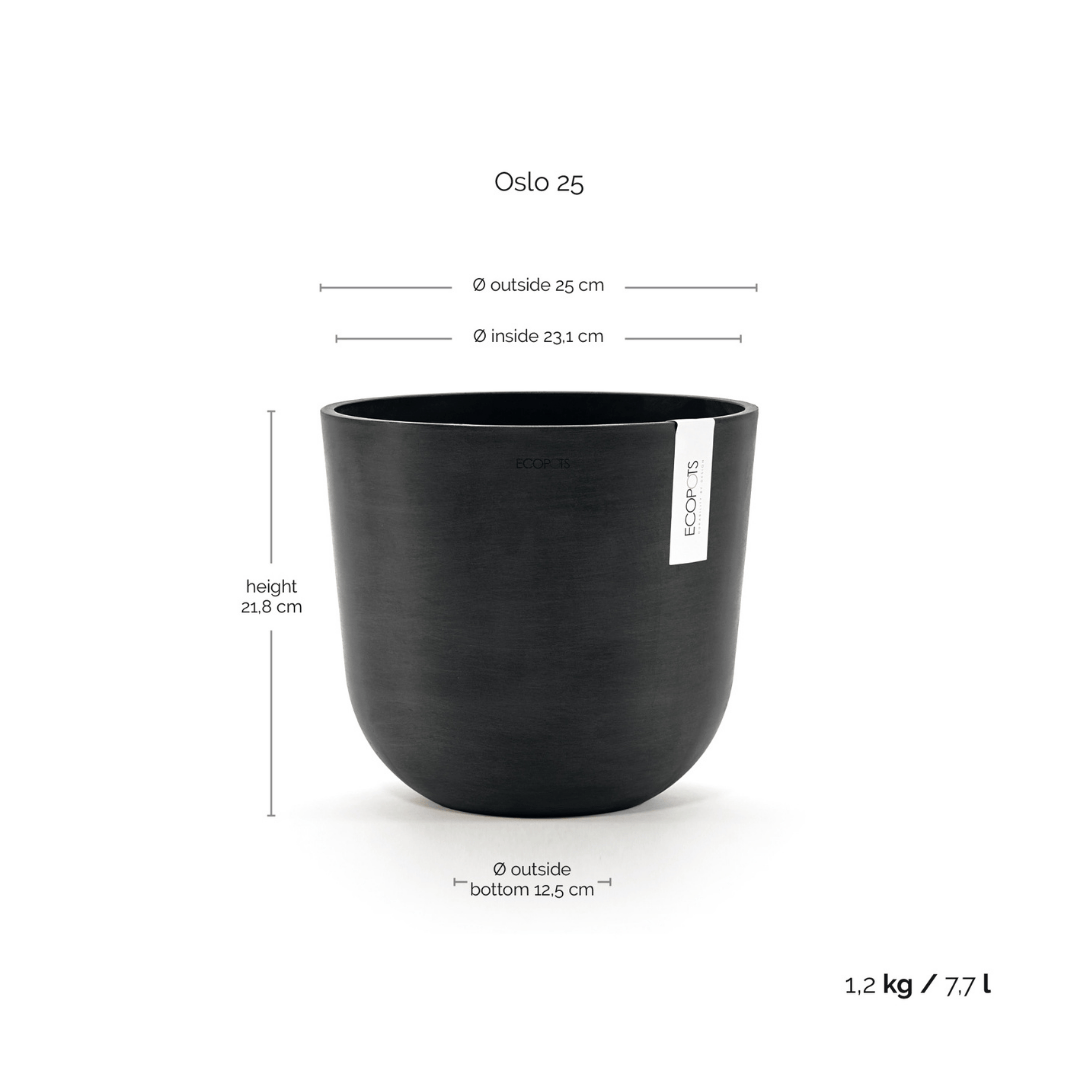 Ecopots Oslo Dark Grey
