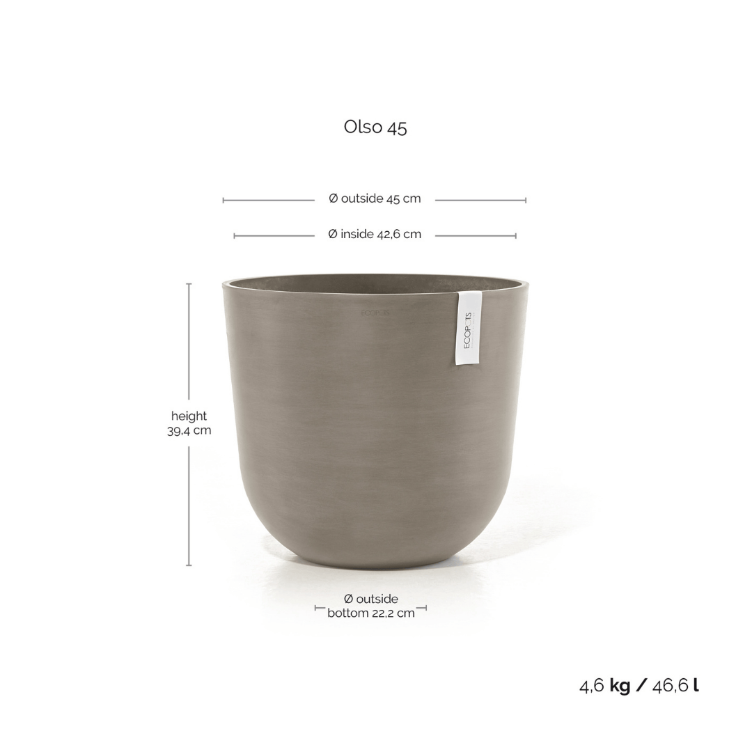 Ecopots Oslo Taupe