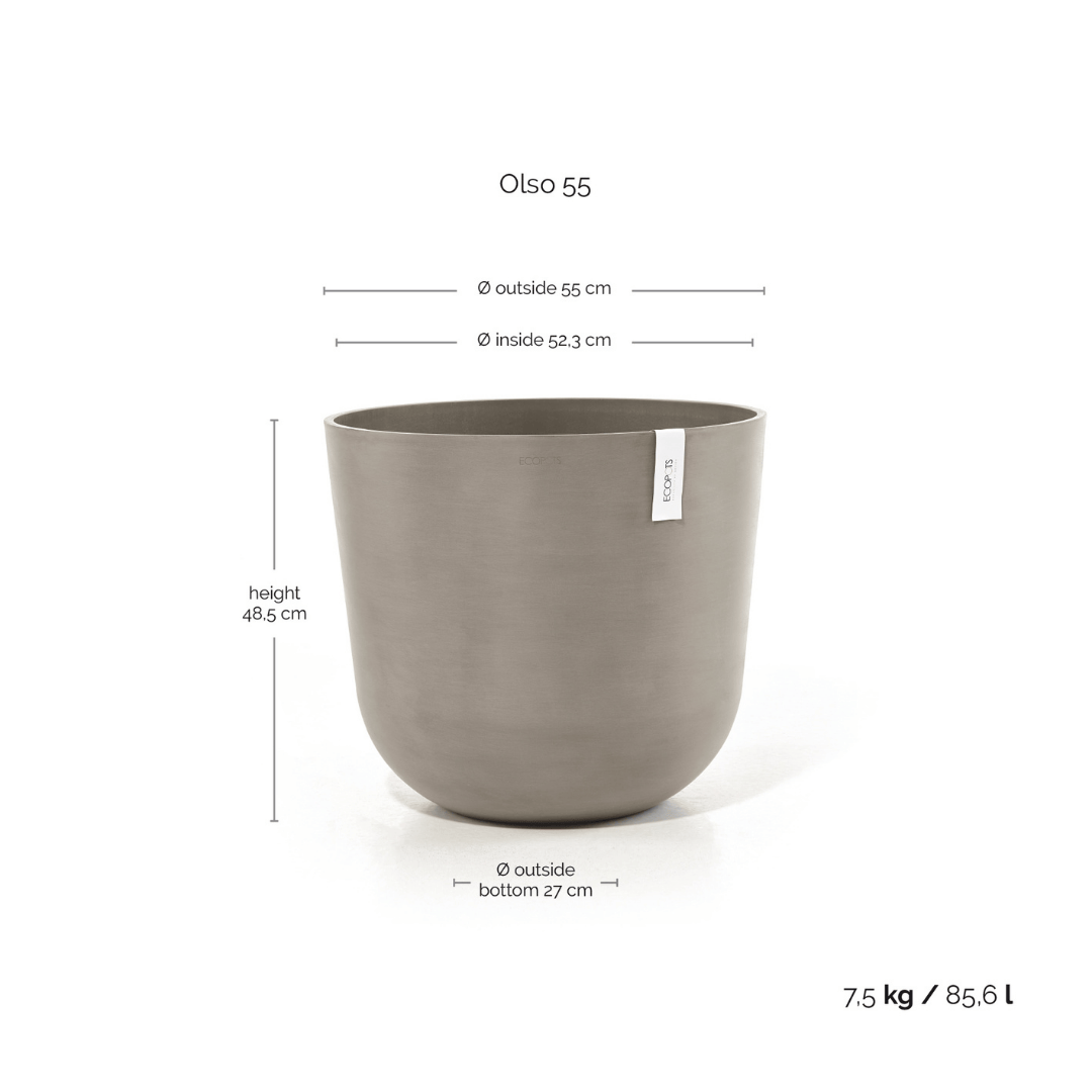 Ecopots Oslo Taupe
