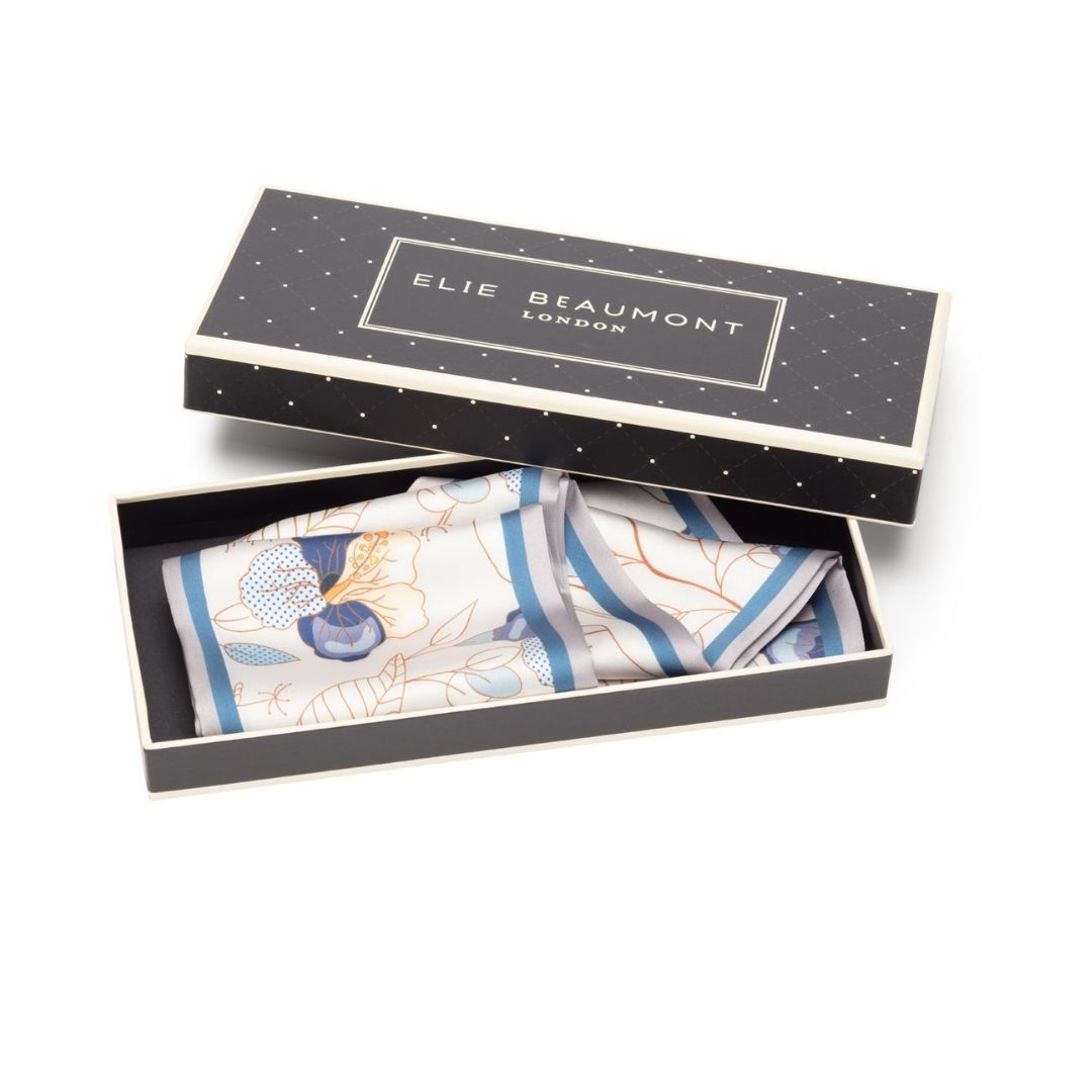 Neck Tie Silver Grey and Teal