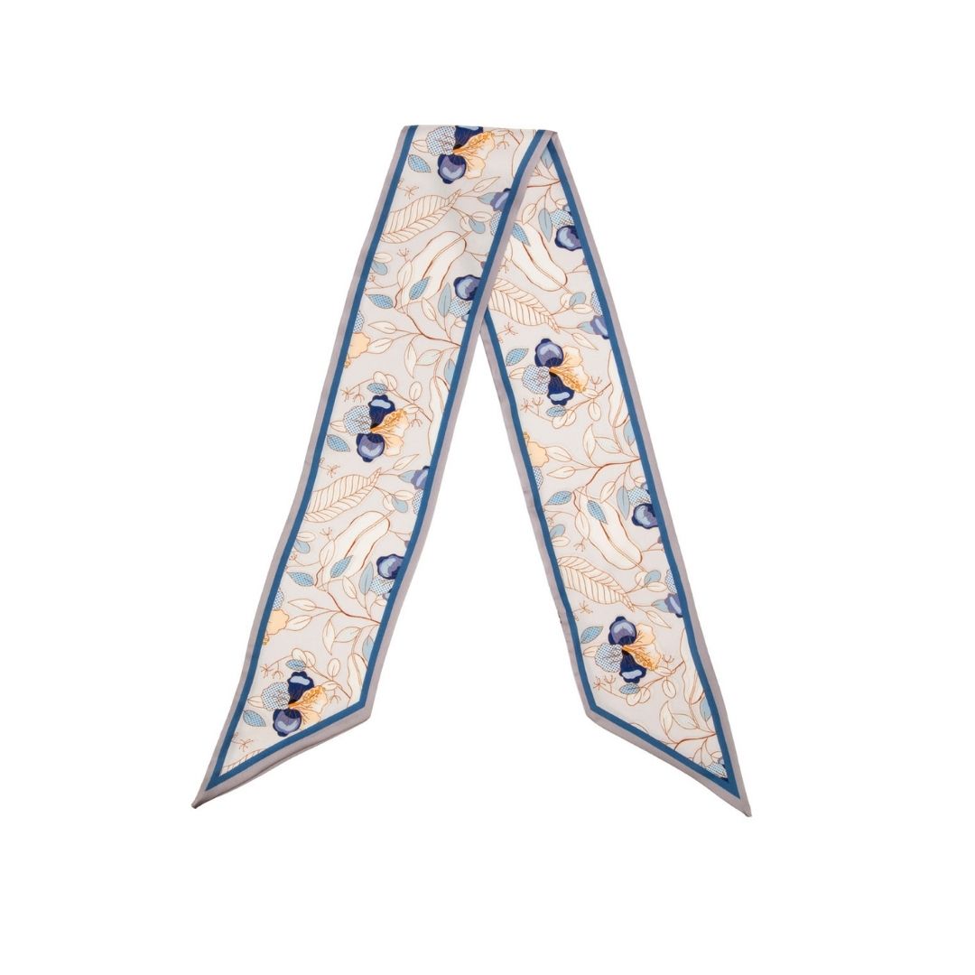 Neck Tie Silver Grey and Teal