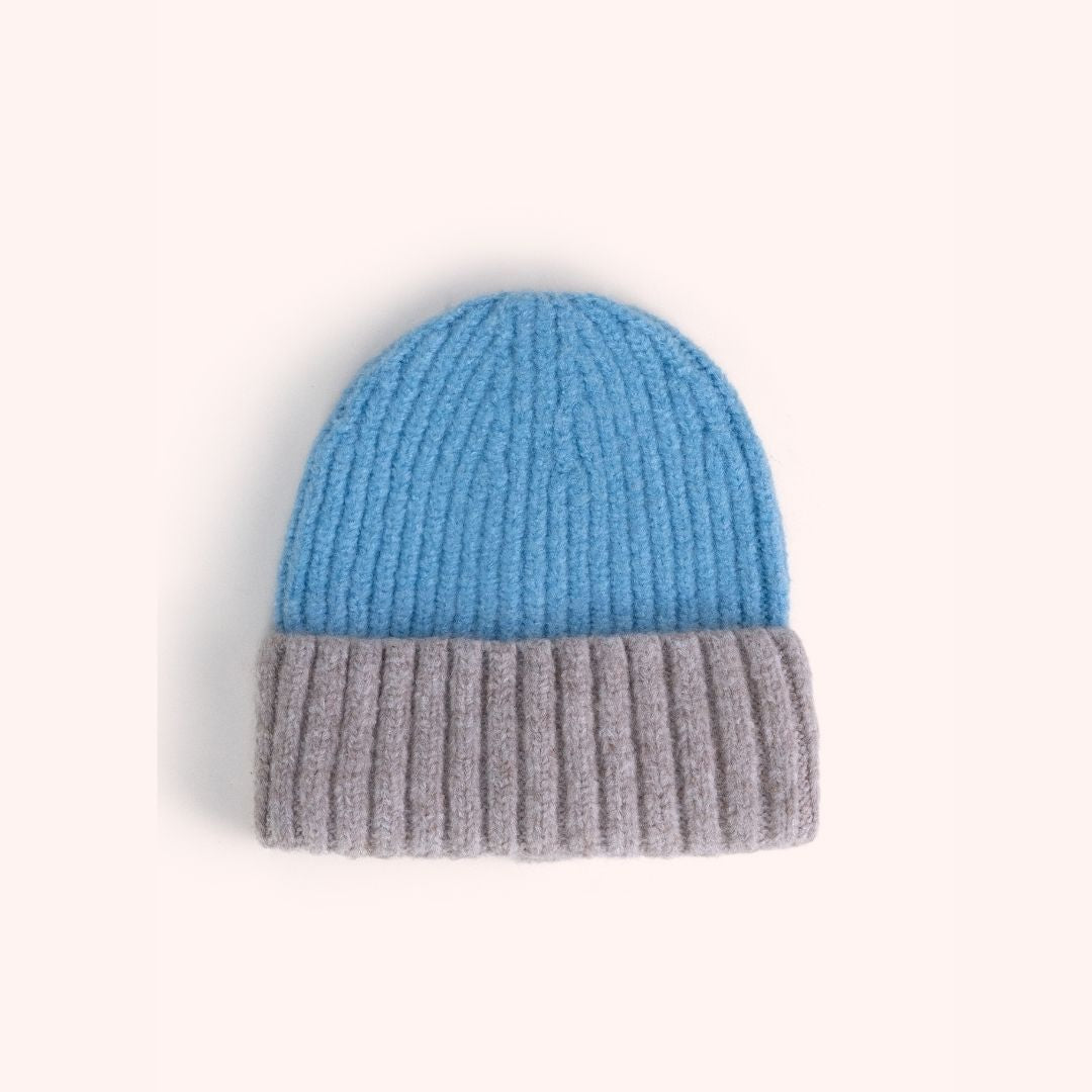 Emily Beanie Hat - Denim