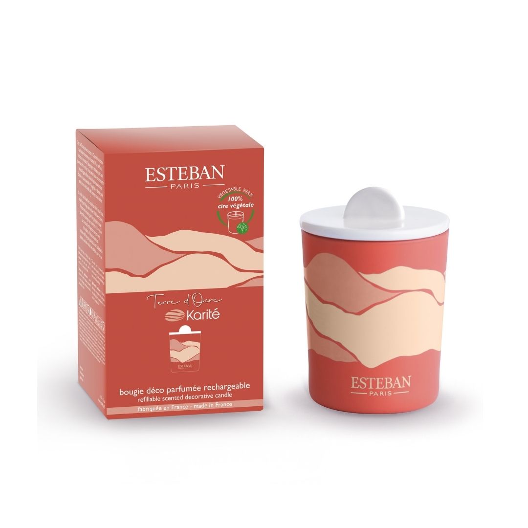 Refillable Scented Candle - Esteban - Terre d'Ocre Karité