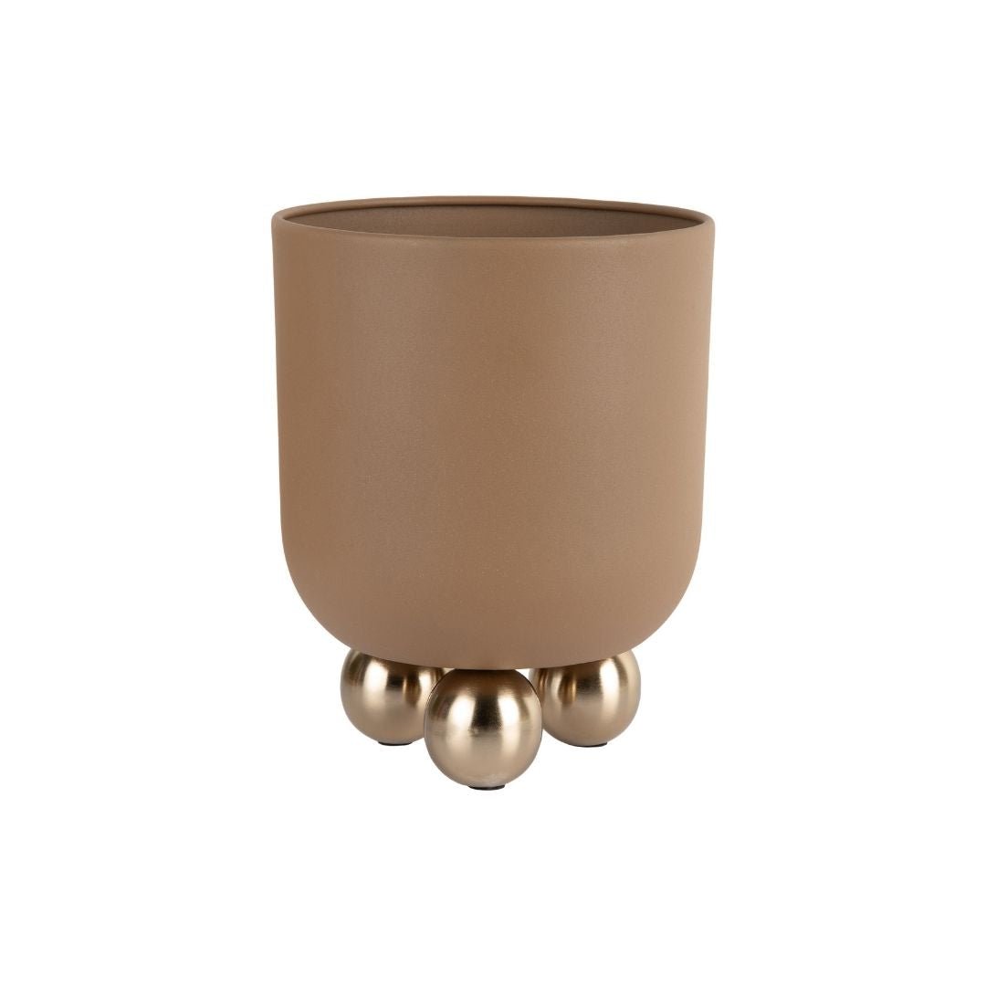 Estilo Indoor Pot - Mocha Brown