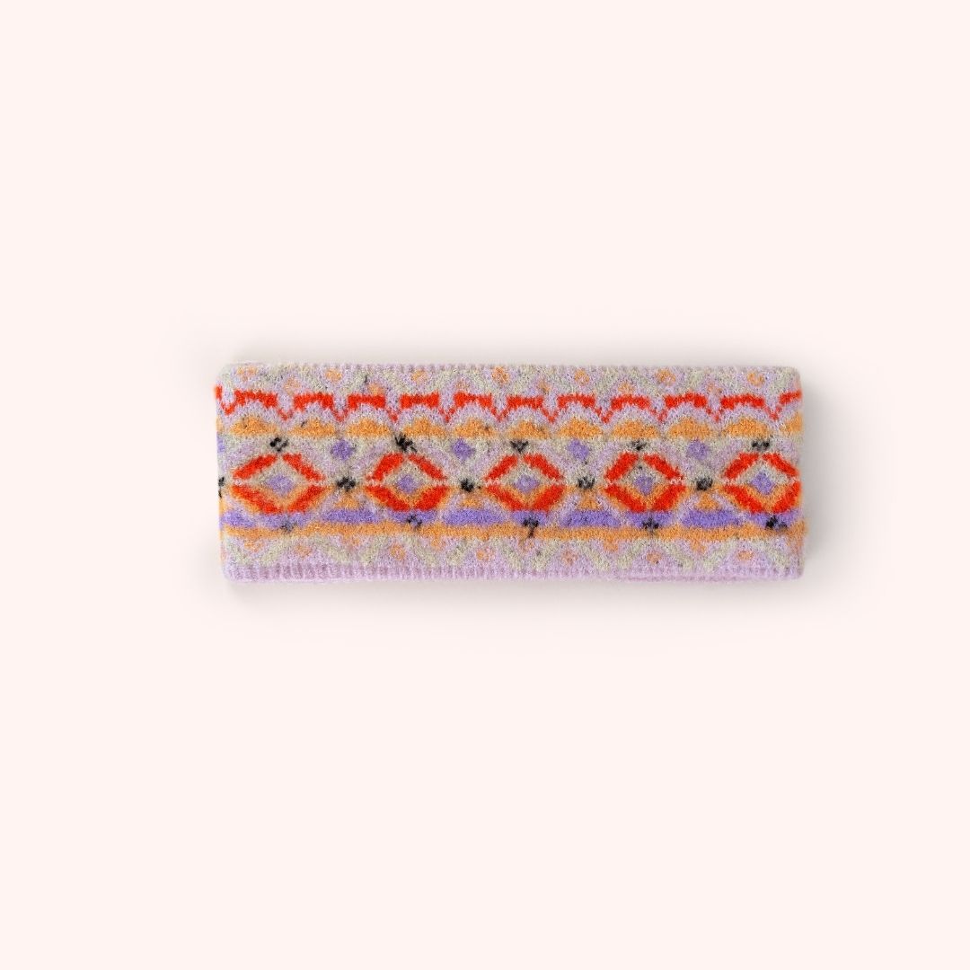 Fair Isle Headband - Cream Mix