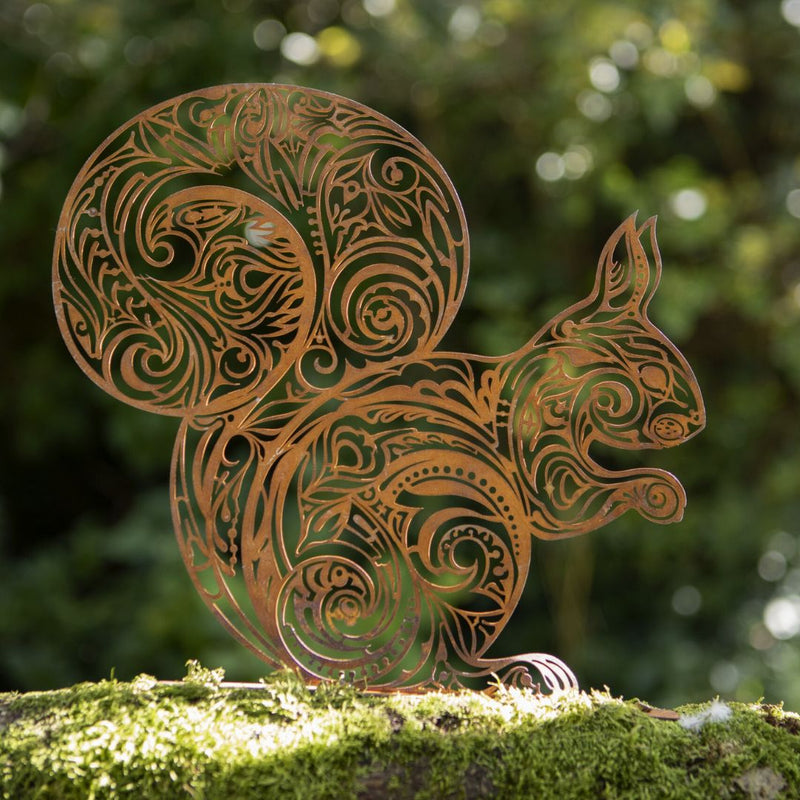 Fence Squirrel - The Garden HouseLondon Ornaments