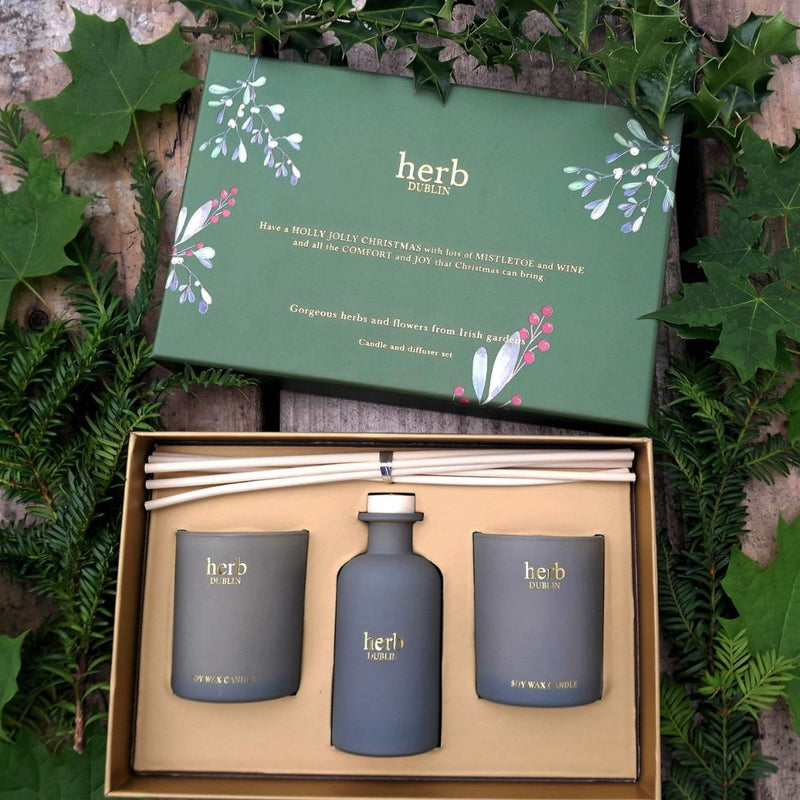 Herb Dublin Christmas Gift Set Mistletoe & Wine