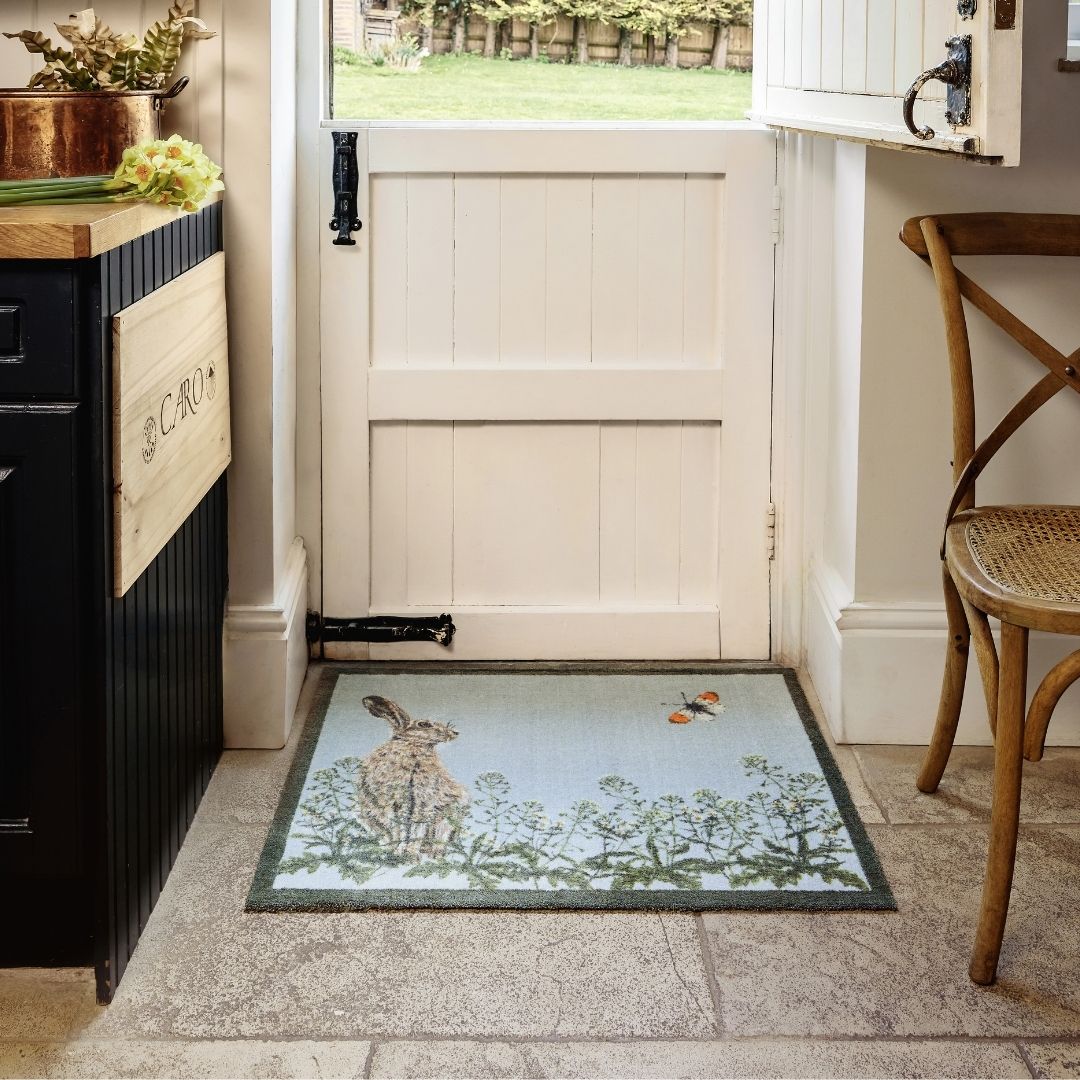 Hug Rug Doormat Aura Hare & Shepherd's Purse