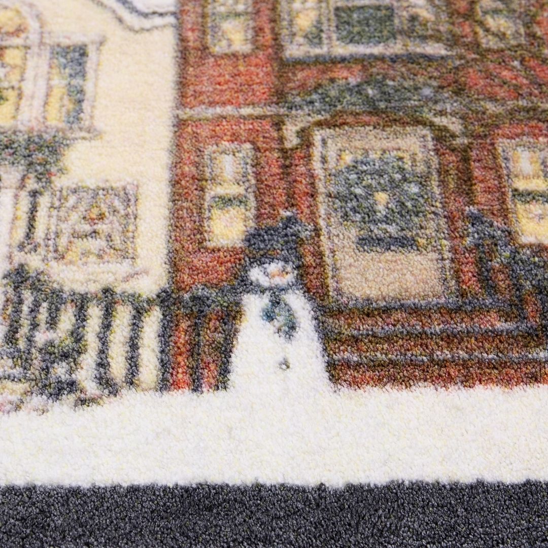Hug Rug Doormat Aura Snowy Street