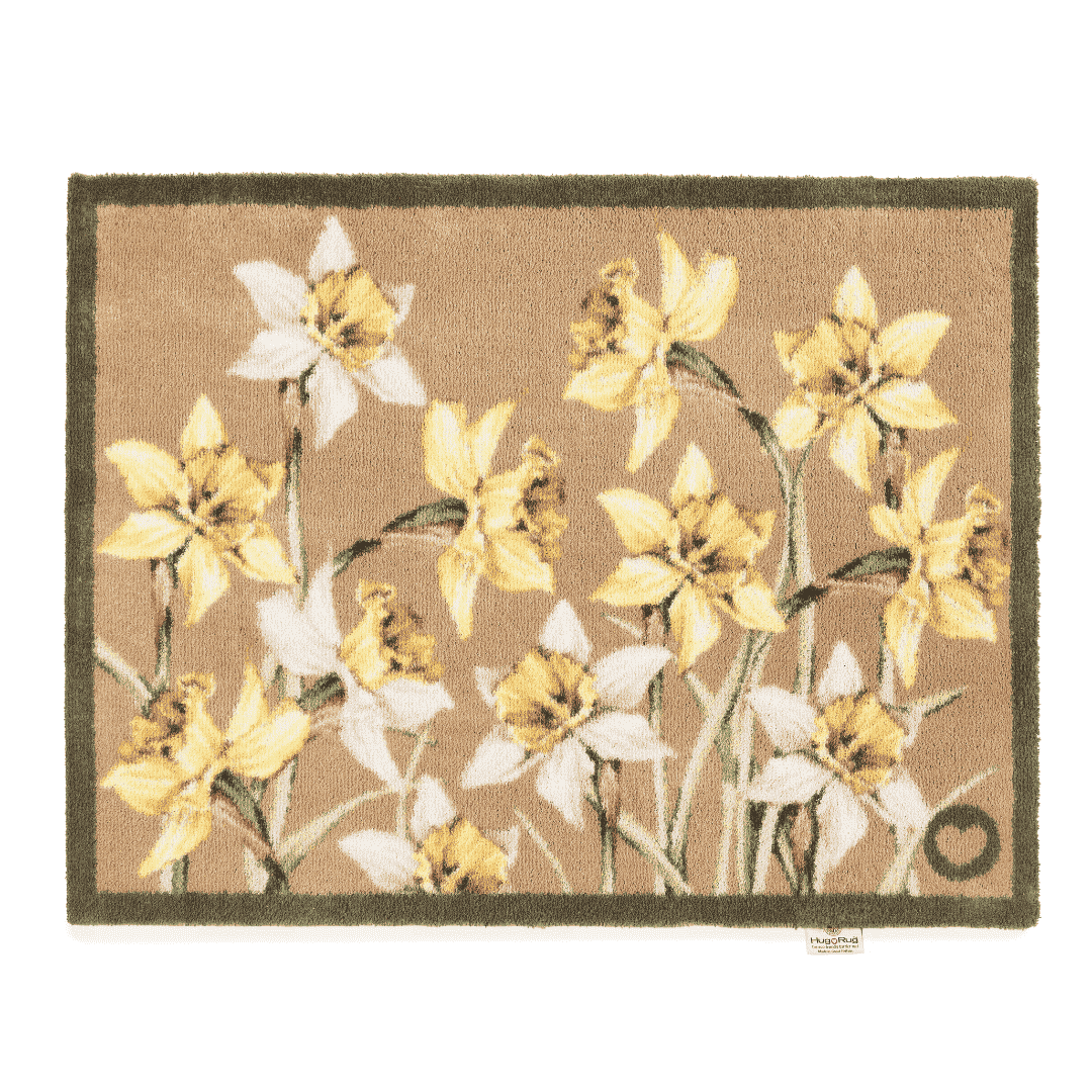 Hug Rug Doormat Daffodil Blooms