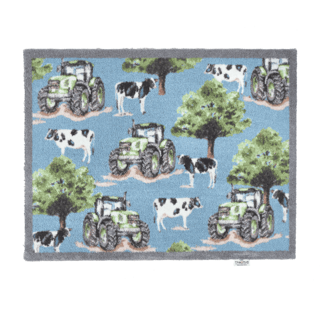Hug Rug Doormat Farmyard Tractors & Cows
