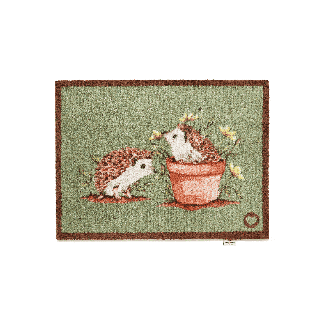 Hug Rug Doormat Hedgehog Friends