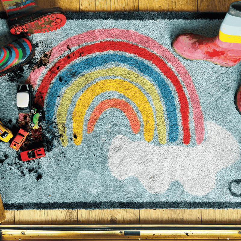 Hug Rug Mat Rainbow 2