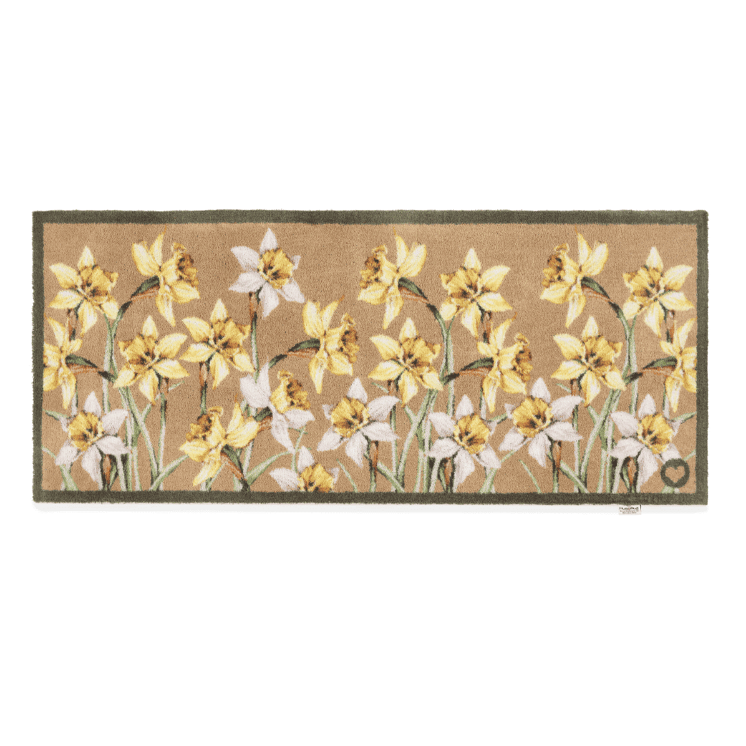 Hug Rug Runner Daffodil Blooms