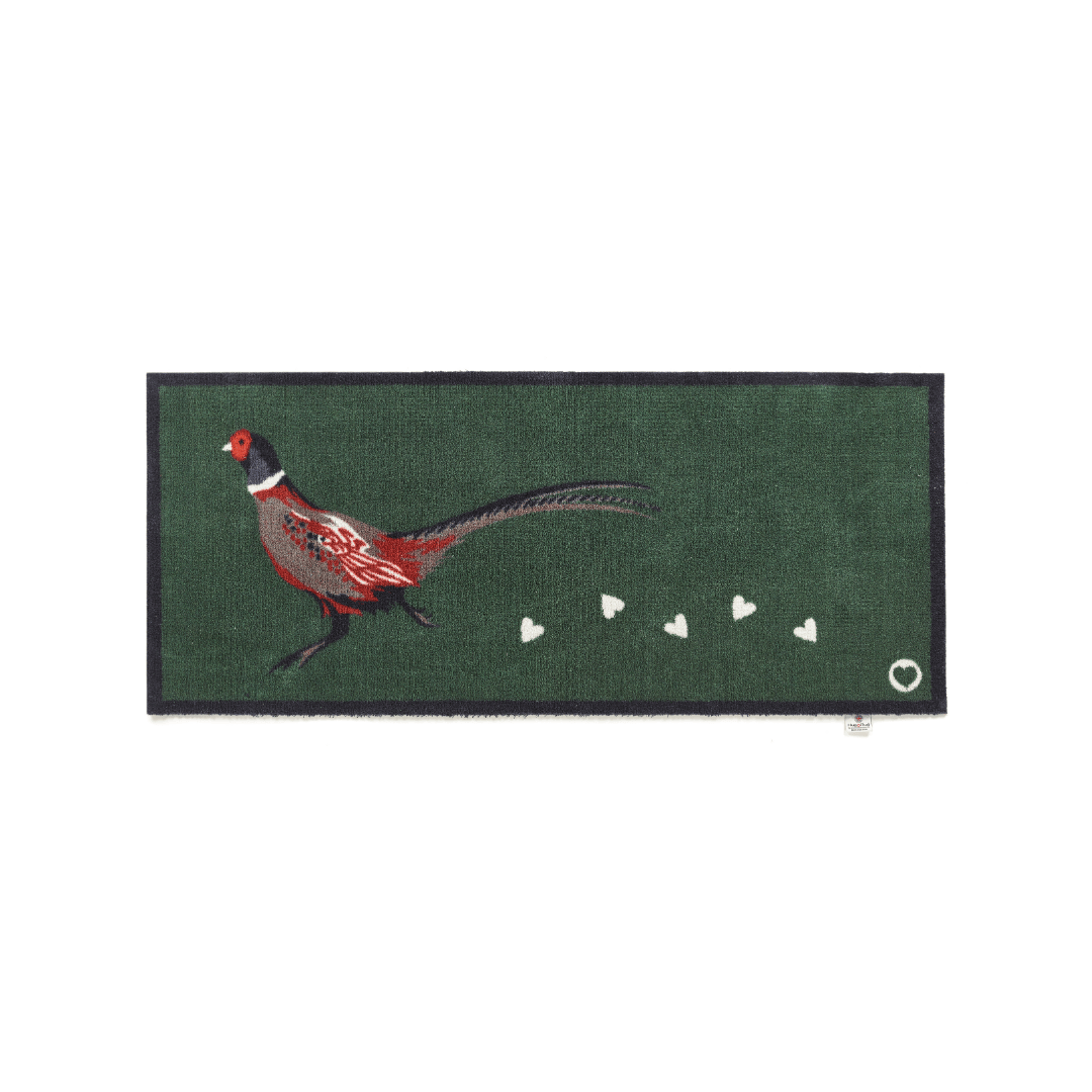 Hug Rug Runner Pheasant 2 - Green
