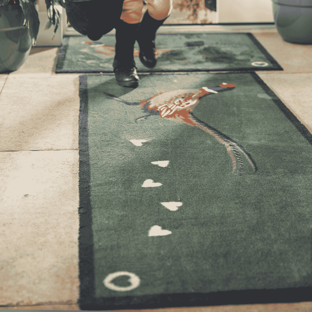 Hug Rug Runner Pheasant 2 - Green