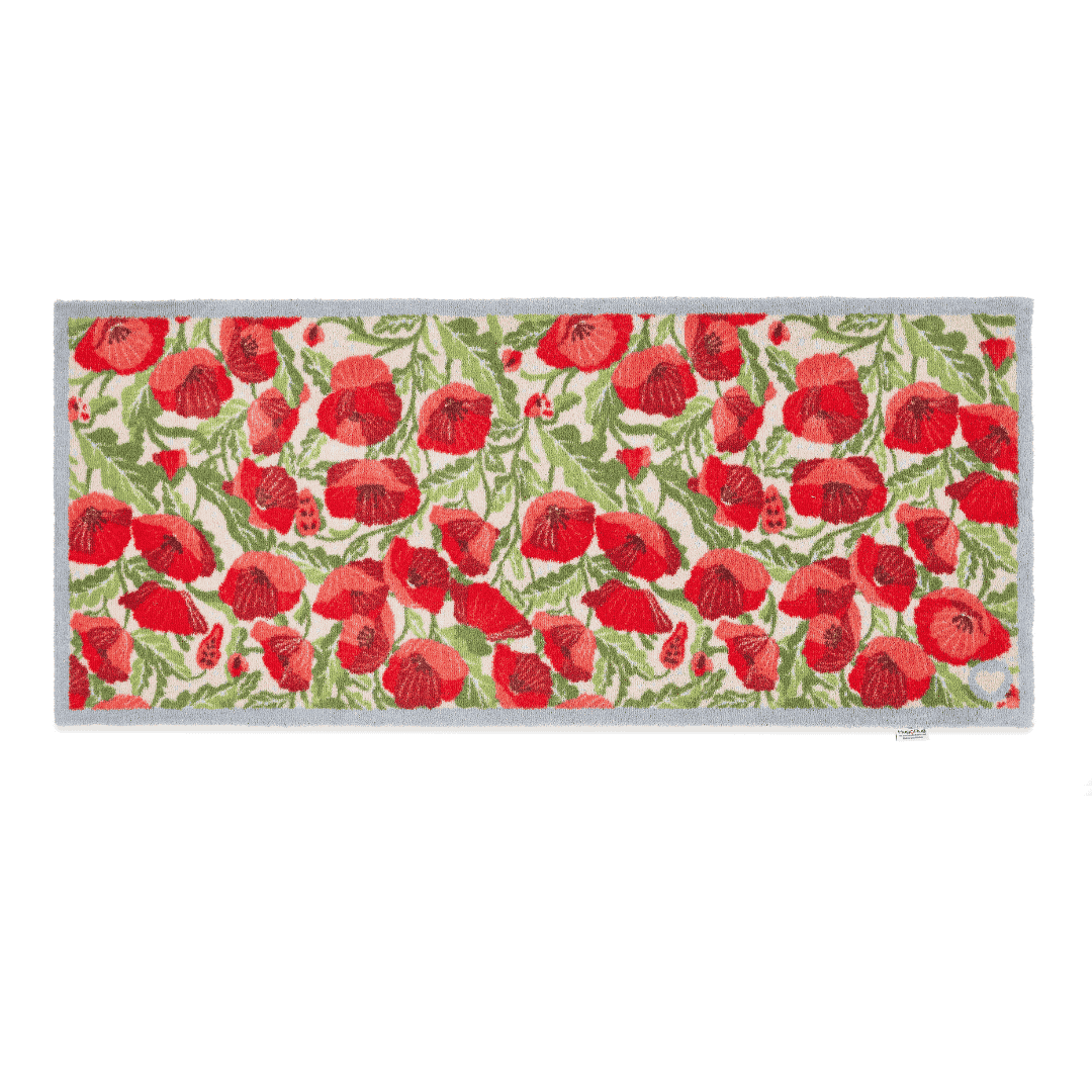 Hug Rug Runner Poppies Galore