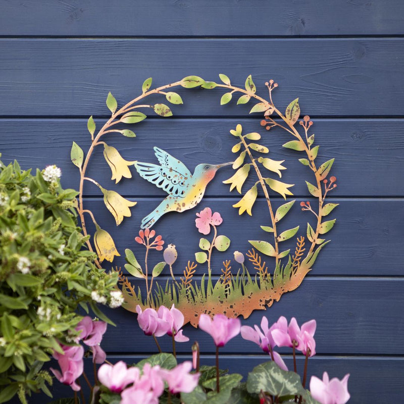 Hummingbird Wall Plaque - The Garden HouseLondon Ornaments