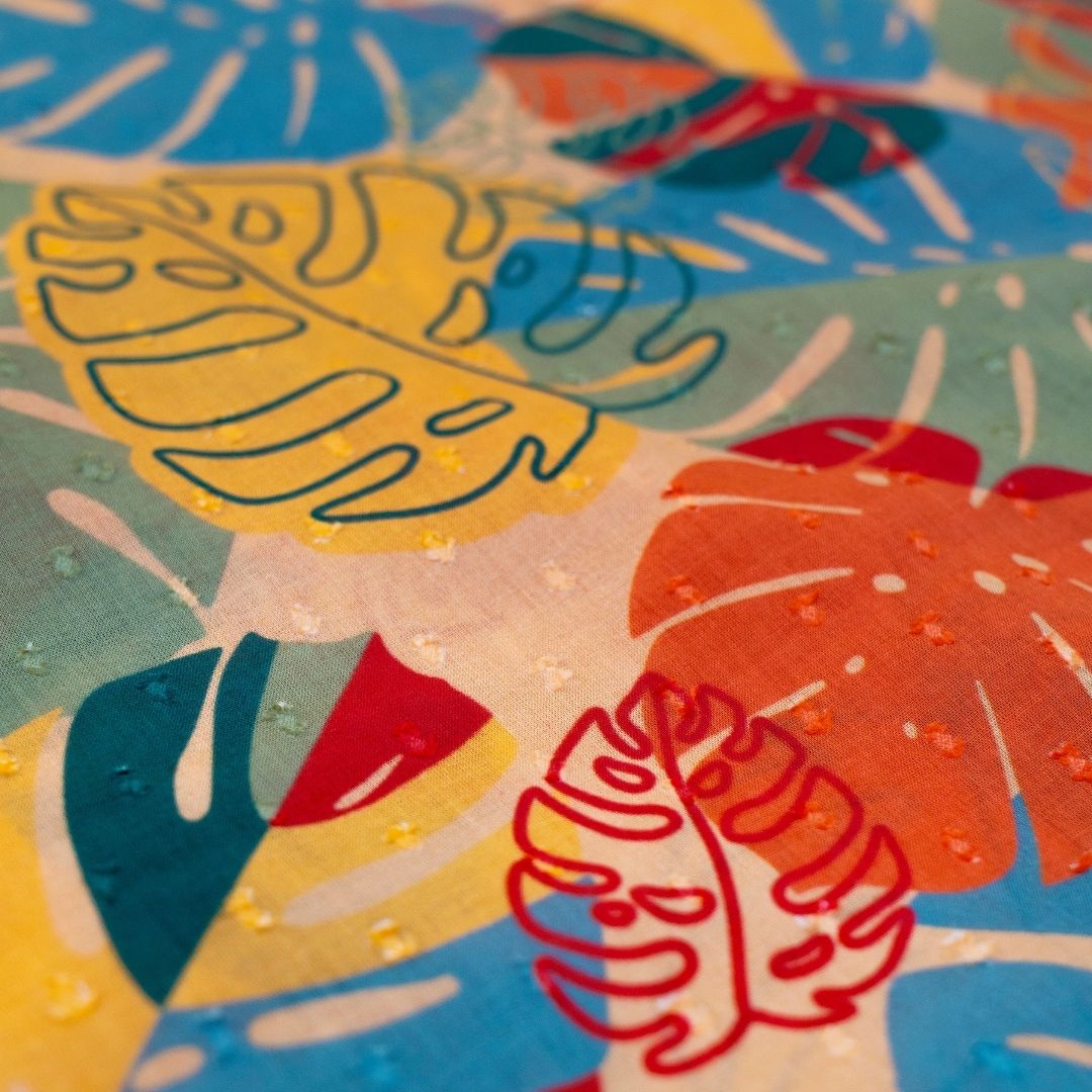 Infinity Scarf - Exotic Leaves