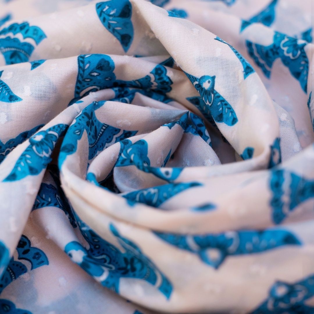 Infinity Scarf - Watercolour Birds