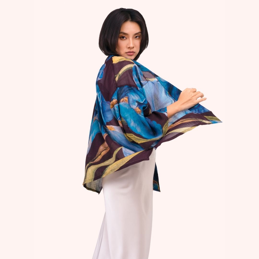 Kimono Jacket Short - Iris