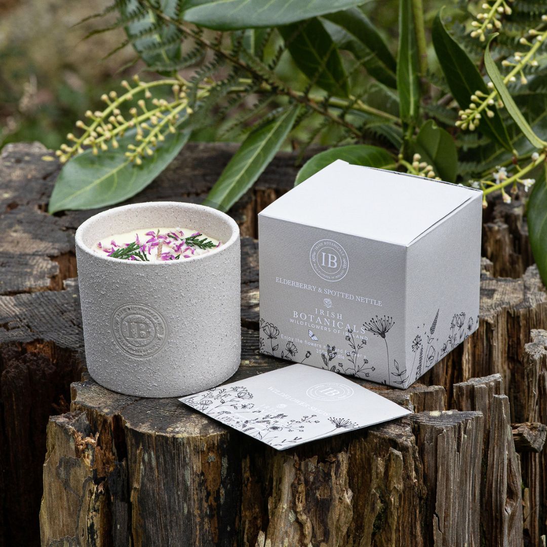 Irish Botanicals Elderberry & Nettle Candle