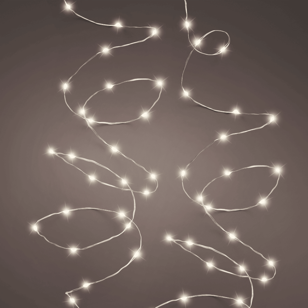 Micro LED String Lights Warm White 240 LED