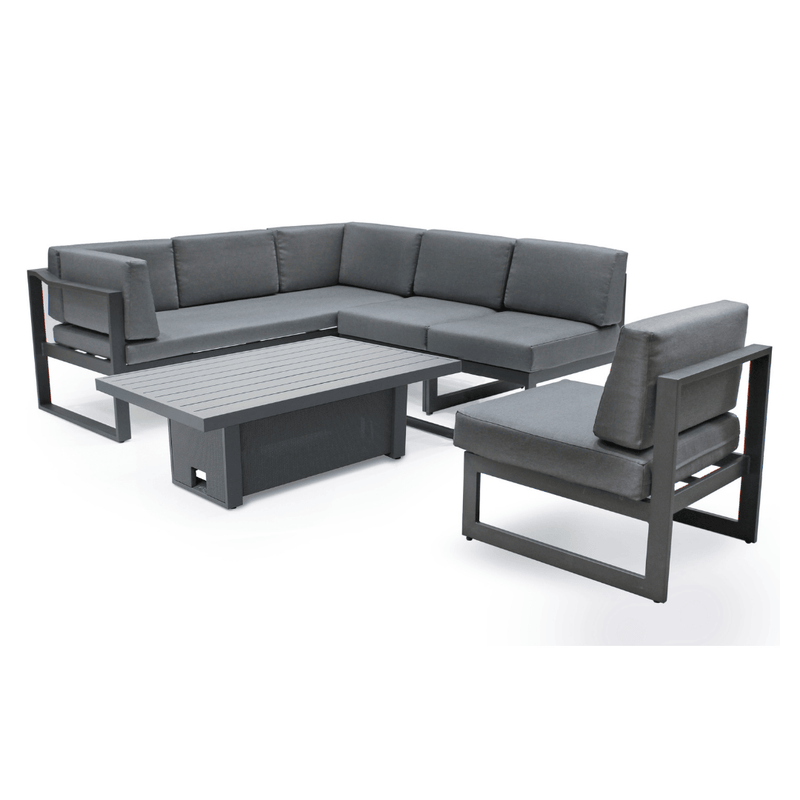 Kettler Versa Corner Lounge Set High/Low Table