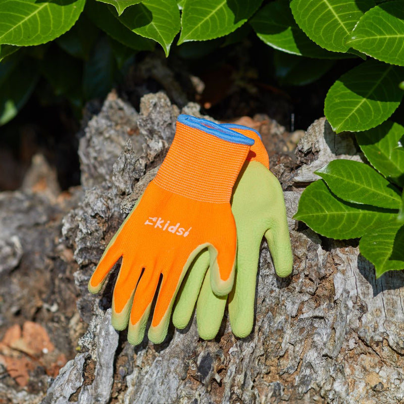 Kids Gardening Gloves Green/Orange - The Garden HouseSmart Garden