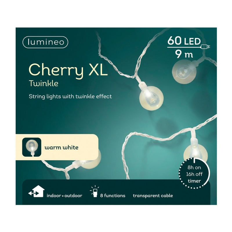 LED Cherry String Lights Warm White