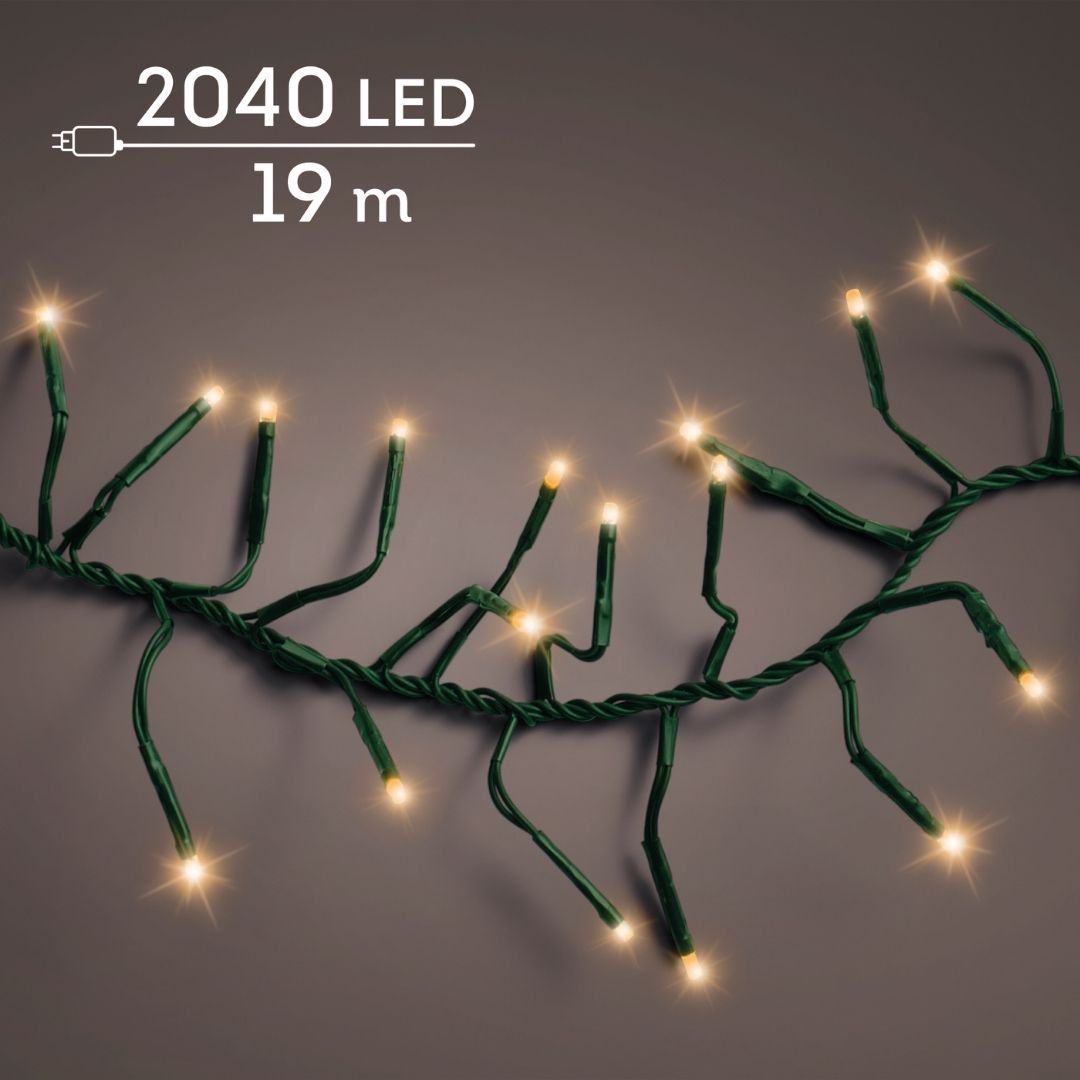 Christmas LED Cluster Lights Classic Warm 2040 LED