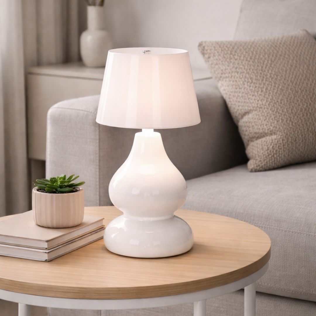 LED Rechargeable Table Lamp White