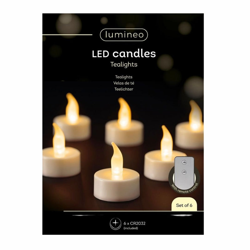 LED Tealights (Set of 6) Remote Control